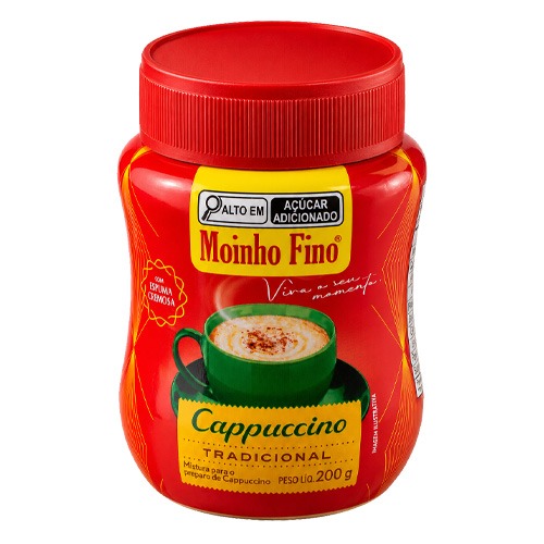 Cappuccino Moinho Fino Tradicional 200g