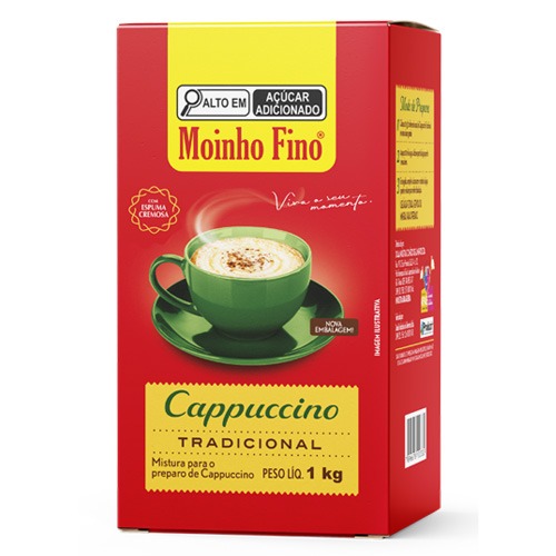Cappuccino Moinho Fino Tradicional 1 kg