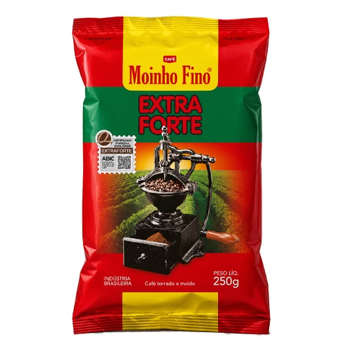 Café Torrado e Moído Moinho Fino Extra Forte Almofada 250g