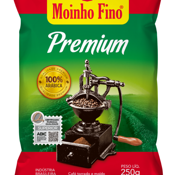 Café Torrado e Moído Moinho Fino Premium 250g