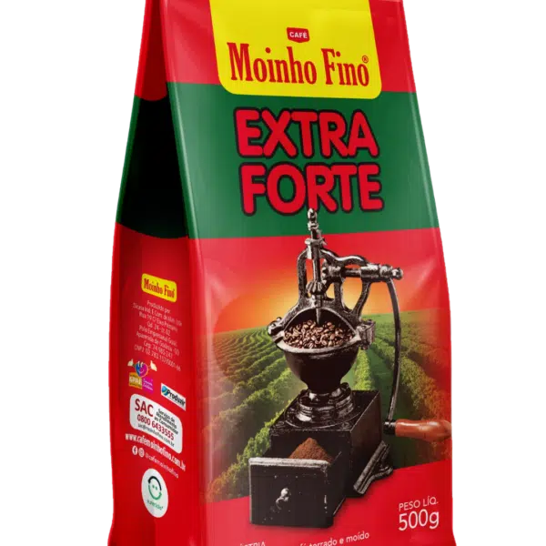 Café Torrado e Moído Moinho Fino Extra Forte 500g