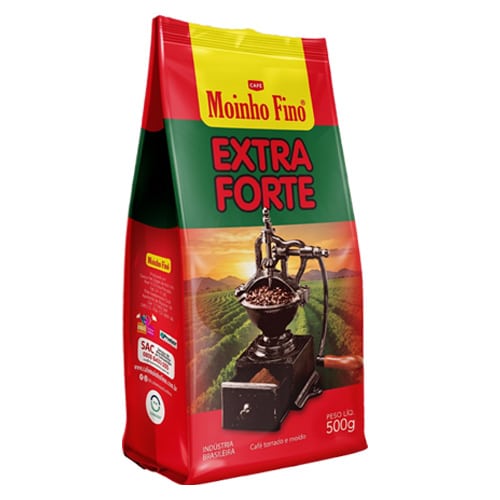 Café Torrado e Moído Moinho Fino Extra Forte 500g