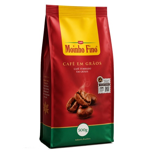Café Moinho Fino Tradicional Torrado em grãos 500g
